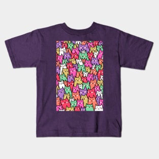 Cat Party - Colorful Kids T-Shirt